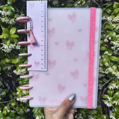 Agenda 2026 (A5) - Moños rosa coquette 