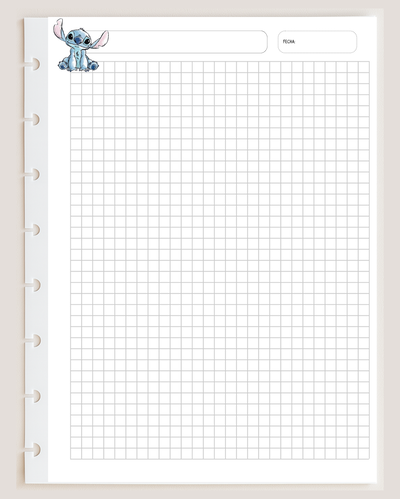 Repuesto Hojas Cuadriculadas - STITCH