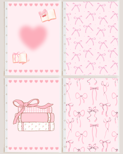 Pack x4 Separadores/Carátulas - Coquette