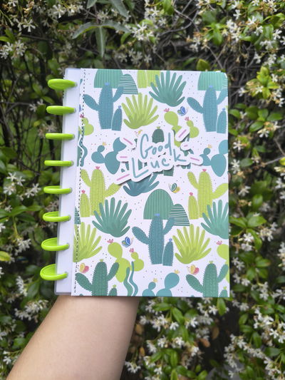 Cuaderno A5 Cactus- importado eco 