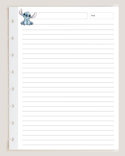 Repuesto Hojas Rayadas - STITCH