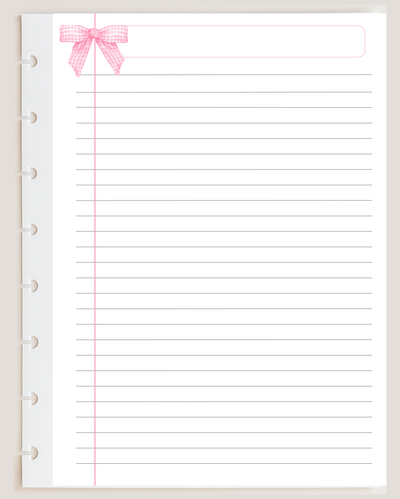 Repuesto Hojas Rayadas - COQUETTE