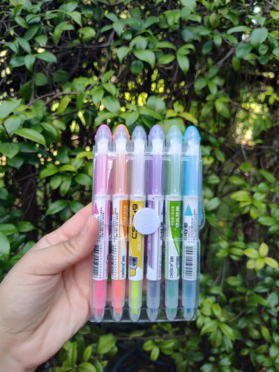 Resaltadores + lapiceras x6