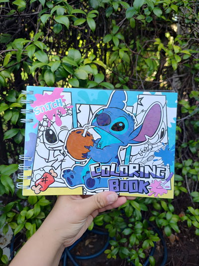 Libro colorear infantil - Stitch