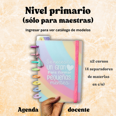 Agenda docente - NIVEL PRIMARIO 