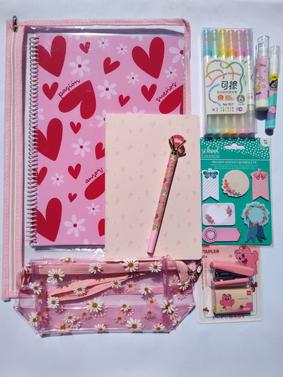 Combo estudiantil - Corazones