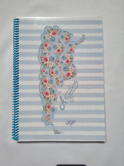Cuaderno A4 espiralado cuadriculado - Argentina 