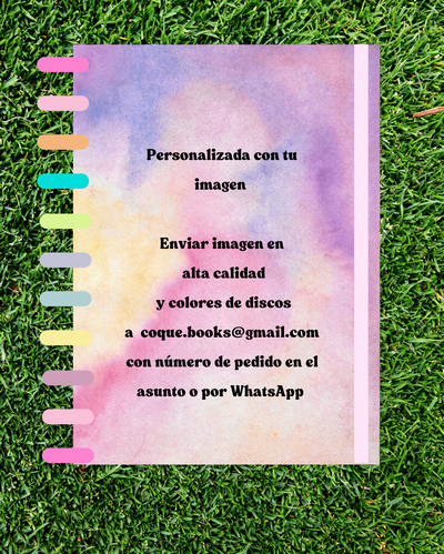 Agenda 2026 (A5) Personalizada - enviar imagen propia 