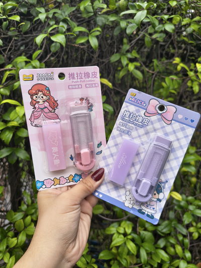 Goma pastel retráctil 