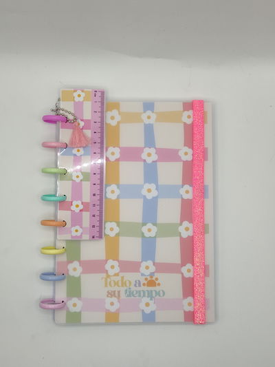 Cuaderno A5 -Flores coloridas (15x21 cm) 