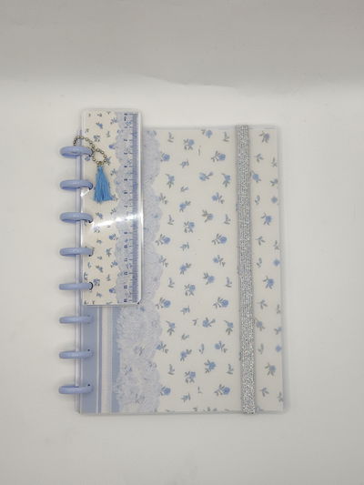 Cuaderno A5 -Rococó celeste (15x21 cm) 