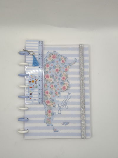 Cuaderno A5 -Argentina celeste (15x21 cm) 