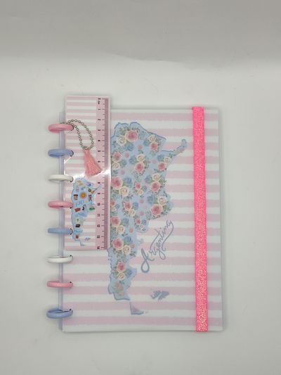Cuaderno A5 -Argentina rosa (15x21 cm) 