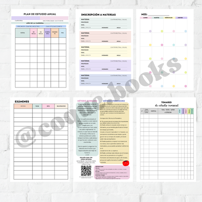 Repuesto UNI Planner x100 hojas
