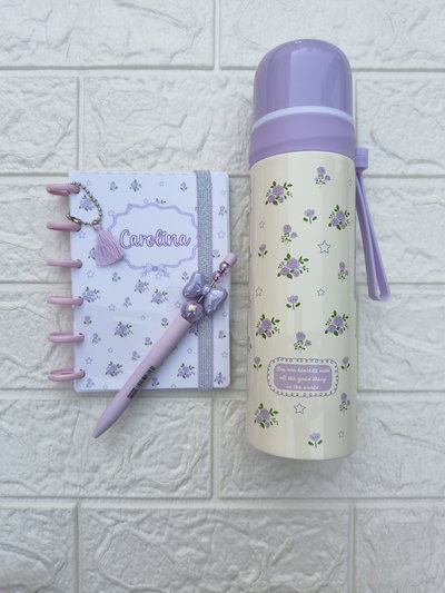 Combo Regalo Lila - Termito 1/2 + anotador + lapicera 