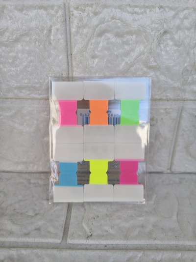 Solapas adhesivas fluo