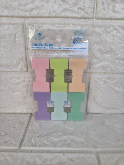 Solapas adhesivas pastel