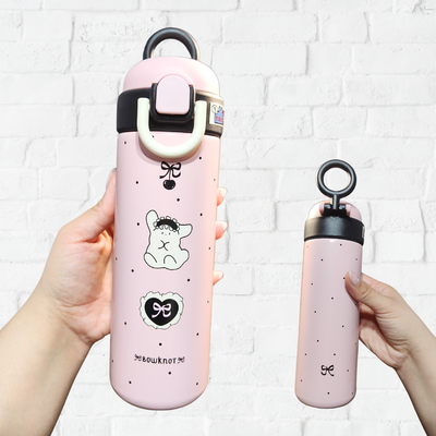 Botella térmica rosa 