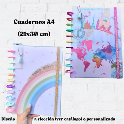 Cuaderno A4 (Diseño a elección)