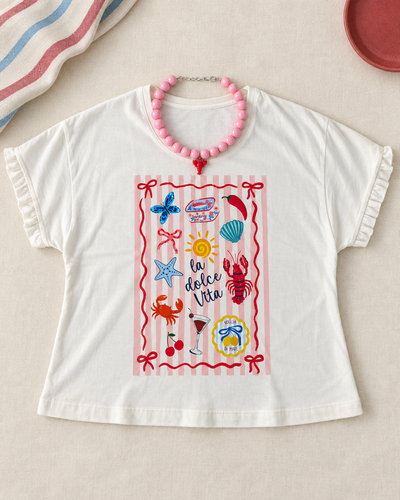 Remera voladito - La Dolce Vita 