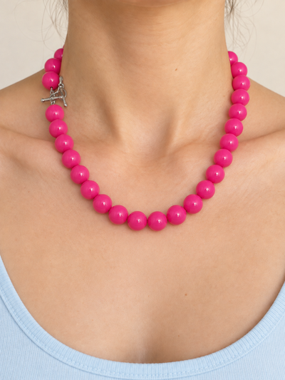 Collar Chicle Fucsia 