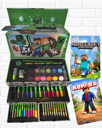 Caja de Arte niños - Minecraft