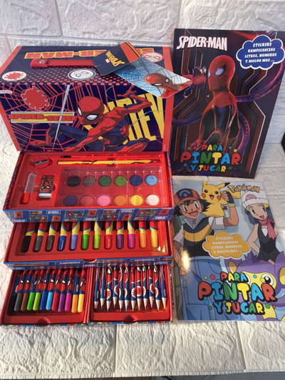 Caja de Arte niños - Spiderman 