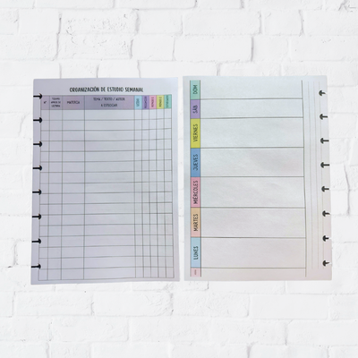 Repuesto Planner estudio