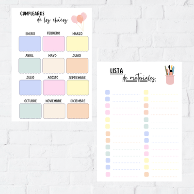 Repuesto Docente - cumples x1