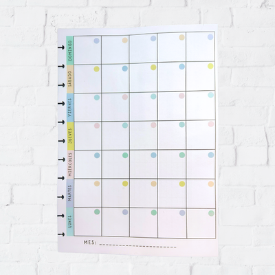 Repuesto Planner mensual