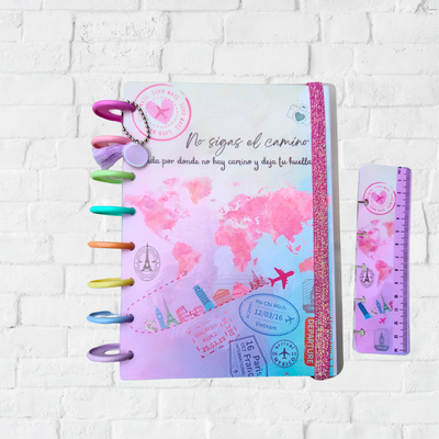 Cuaderno A5 Viajes colores 