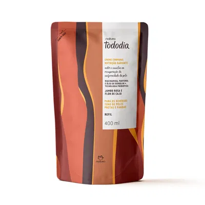 Refil Crema Corporal Todo día Jambo Rosay Flor de Caju 