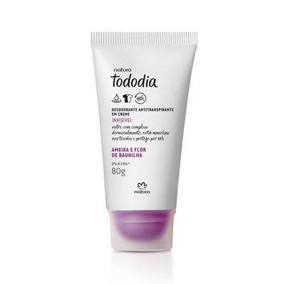 Desodorante en crema Ciruela y flor de vainilla. 