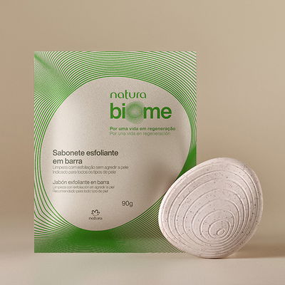 Jabón Exfoliante en Barra Biōme