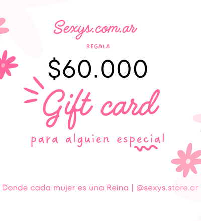  🎁 Gift Card | Regalo Lencería Femenina $60.000 | Envío Gratis 🚚