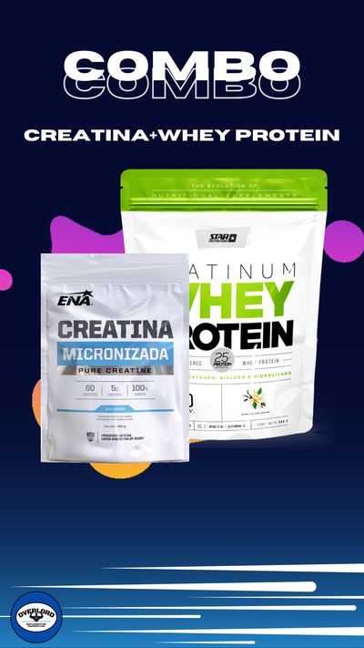 Combo Star/ENA: Whey Protein Star 2Lb + Creatina ENA 300Gr