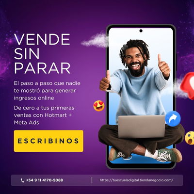 Vende sin parar