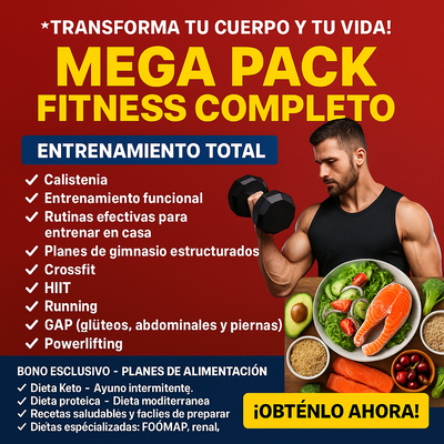 MEGA PACK FITNESS COMPLETO