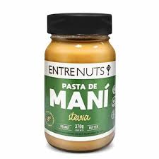 PASTA DE MANI STEVIA 370 GR ENTRE NUTS