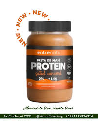 PASTA DE MANI PROTEICA "CARAMELO SALADO"