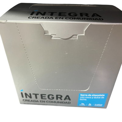 BARRITAS DE CHOCO CON COCO Y DULCE DE LECHE CAJA X 12 UNID