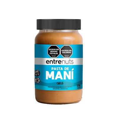 PASTA DE MANI COCO 370 GR ENTRE NUTS