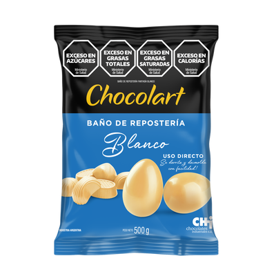 BAÑO DE REPOSTERIA BLANCO  X 500GR CHOCOLART