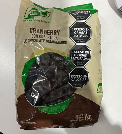 ARANDANOS CON CHOCOLATE NEGRO X 250GR