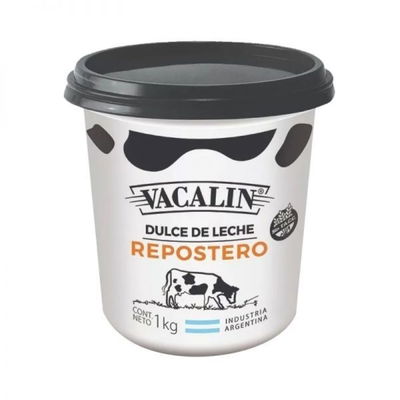 DULCE DE LECHE VACALIN REPOSTERO POTE  X 1KG