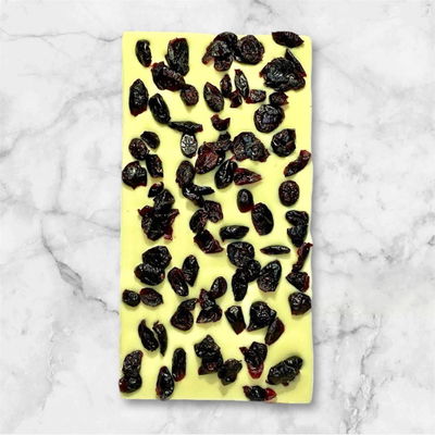TABLETA CHOCOLATE BLANCO + ARANDANOS