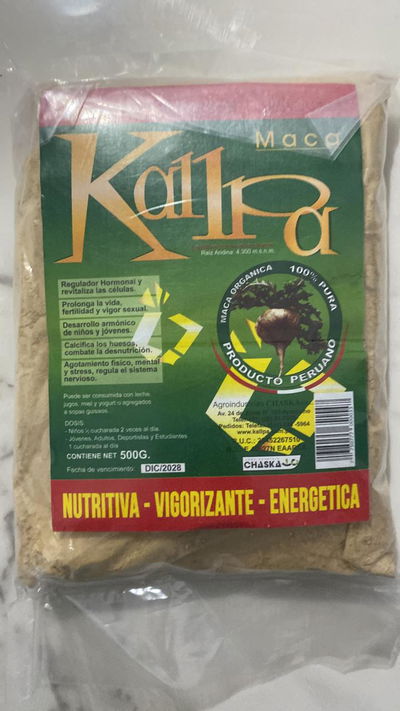 MACA PERUANA 1 UNID X 500GR