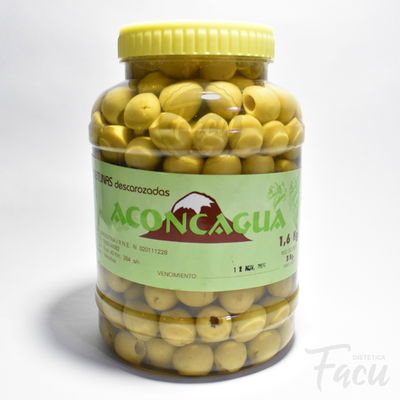 ACEITUNAS VERDES DESCAROZADAS TAMAÑO 00 X 1,6KG 