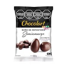 BAÑO DE REPOSTERIA NEGRO SEMI AMARGO X 500GR CHOCOLART