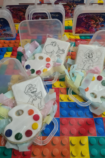 Galletas para pintar en valija 